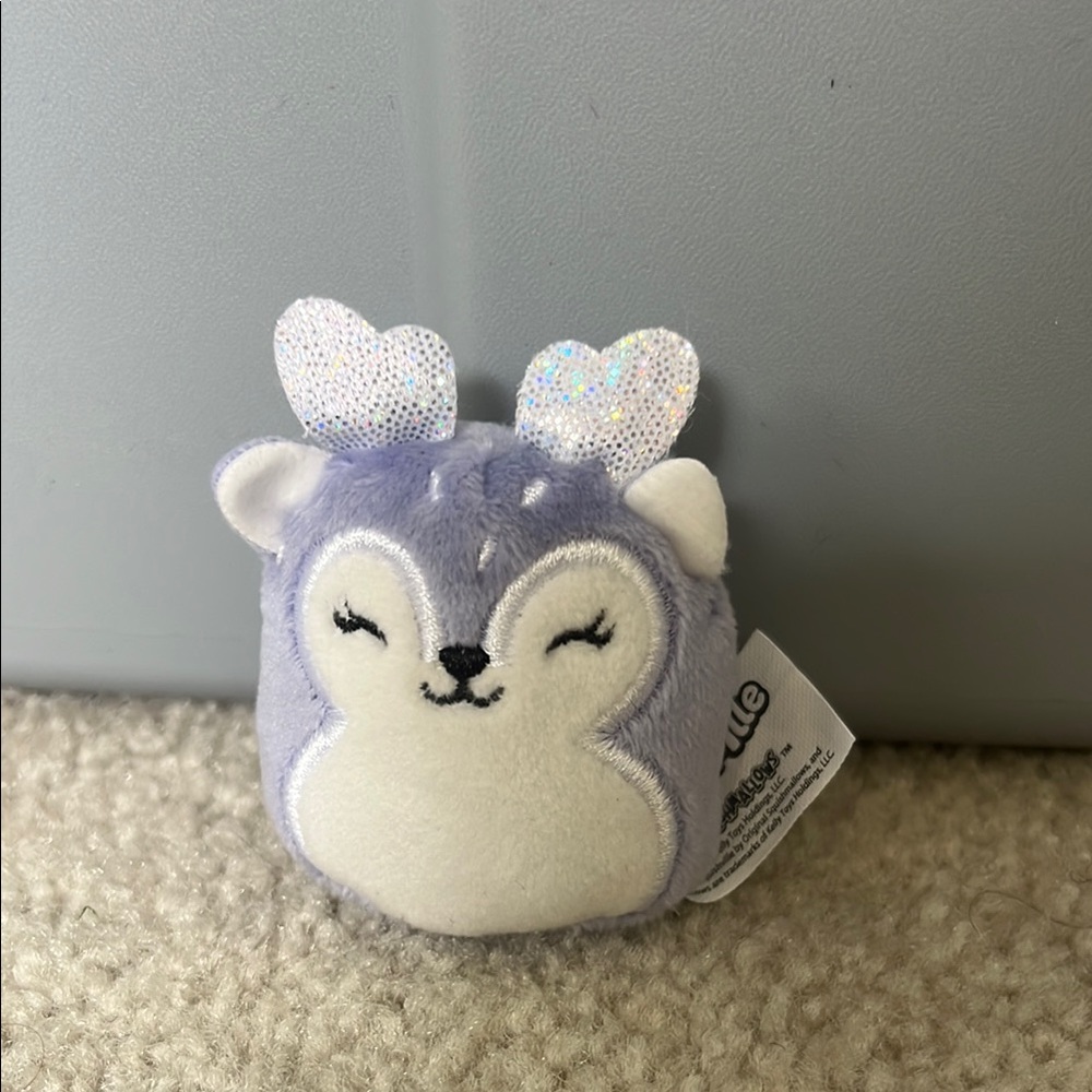 Micro Squishmallows Purple and White Stuffed Animals Collection